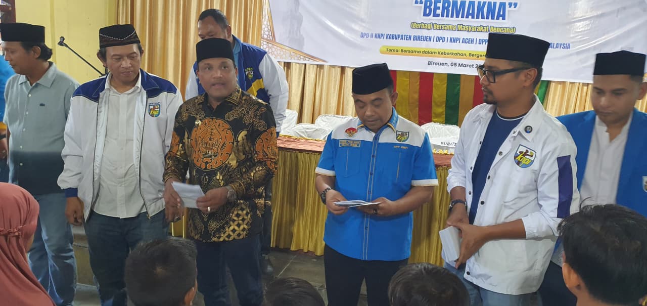 DPP KNPI menggelar safari Ramadan untuk korban bencana Sumatra. (SinPo.id/dok. Pribadi)