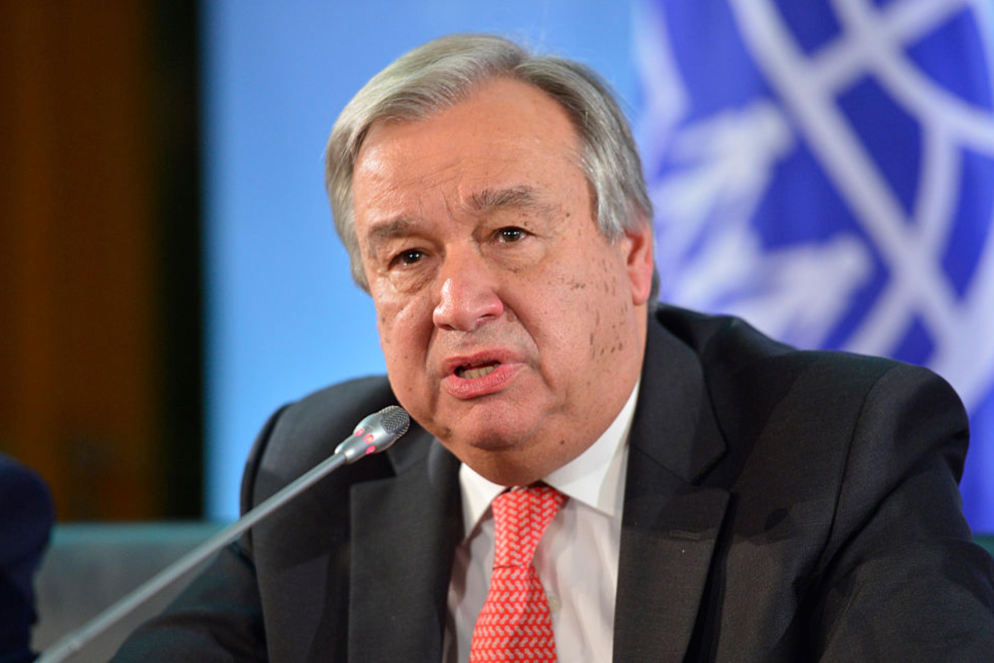 Sekjen PBB Antonio Guterres (SinPo.id/Getty Images)