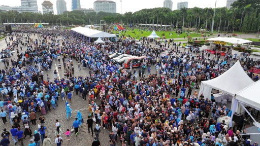 Bazar Rakyat di Monas (SinPo.id/Biro Setpres)