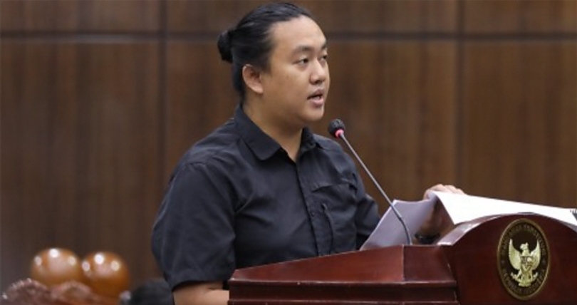 Wakil Koordinator KontraS Andrie Yunus (SinPo.id/ Humas MK)