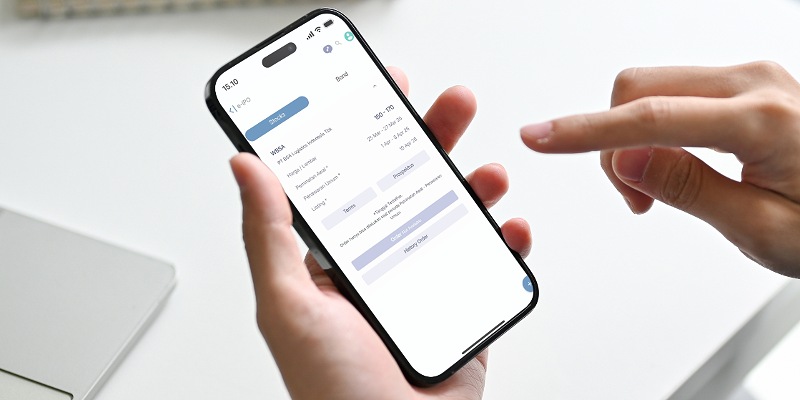 Aplikasi IPOT (Sinpo.id/tim media)