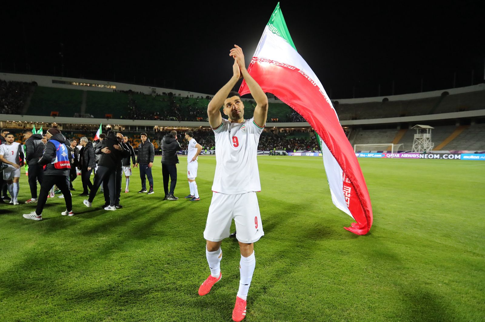 Penyerang Timnas Iran Mehdi Taremi. (SinPo.id/AFC)