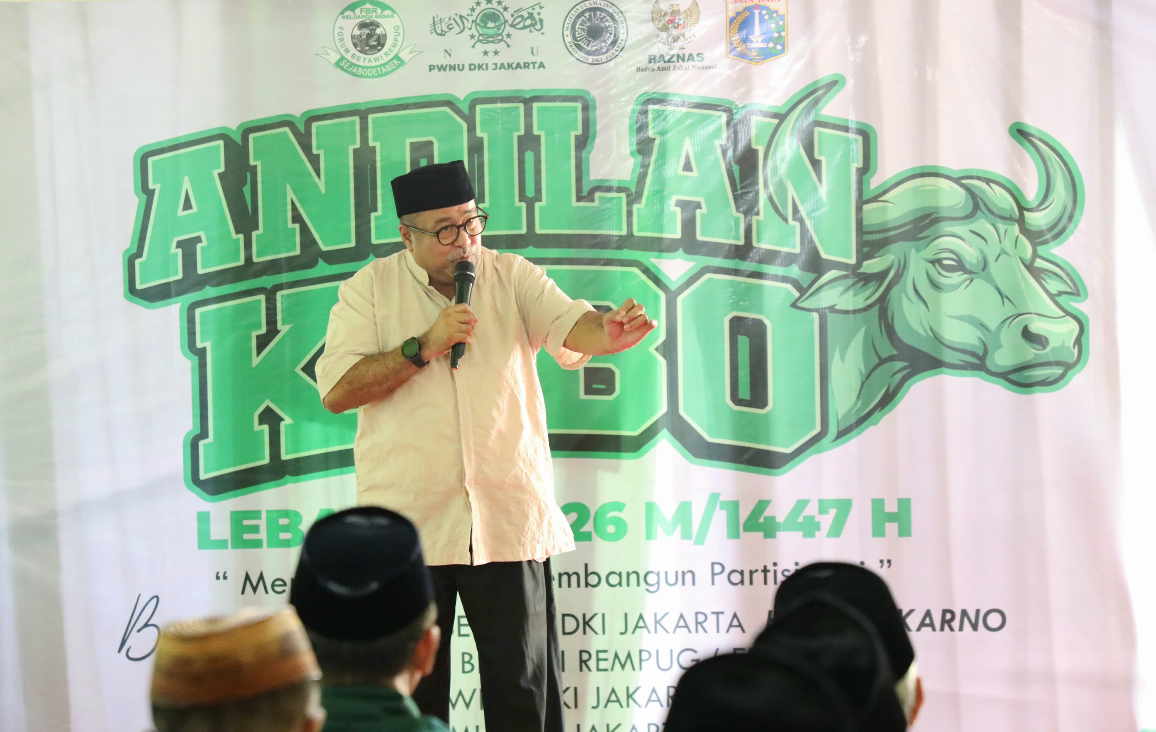 Wakil Gubernur DKI Jakarta Rano Karno. (SinPo.id/Pemprov DKI Jakarta)