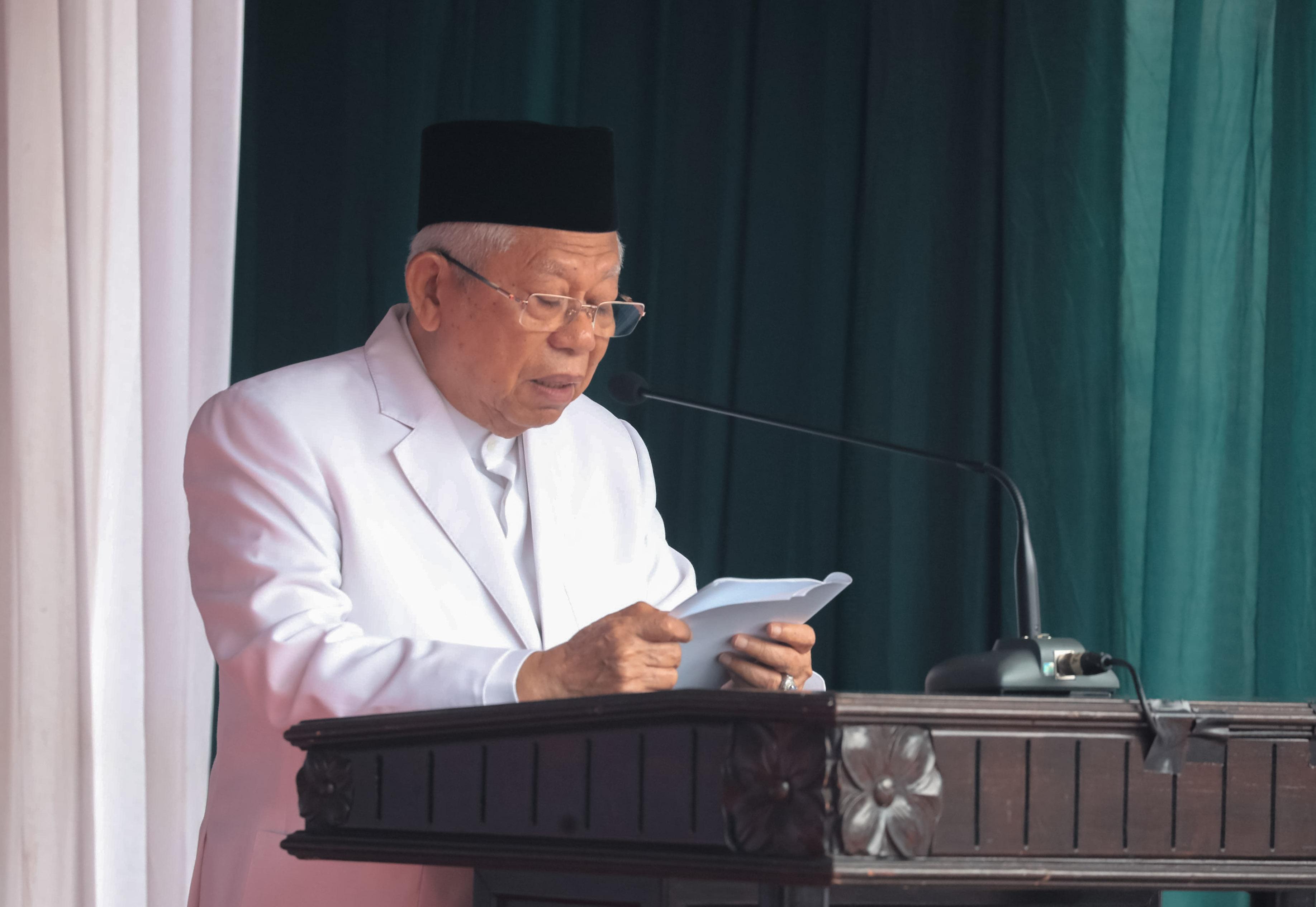 Wakil Presiden RI ke-13, Ma’ruf Amin. (SinPo.id/Pemprov DKI Jakarta)