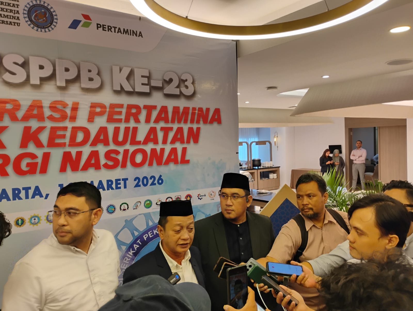 FGD FSPPB bertajuk “Reintegrasi Pertamina untuk Kedaulatan Energi Nasional” (SinPo.id/ Tri Setyo)