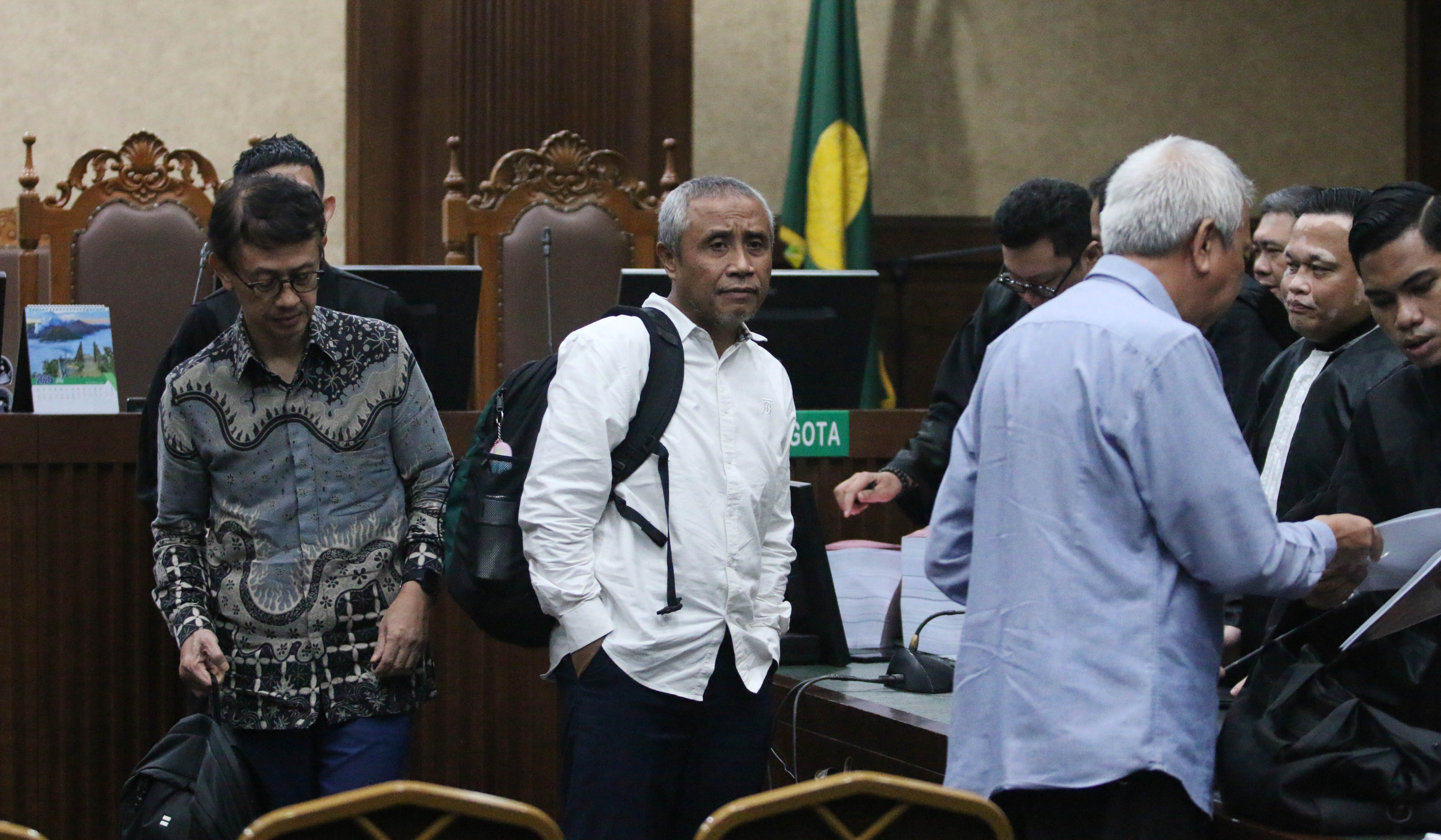 Sidang tuntutan kasus korupsi tata kelola minyak mentah. (Agus Priatna/SinPo.id)