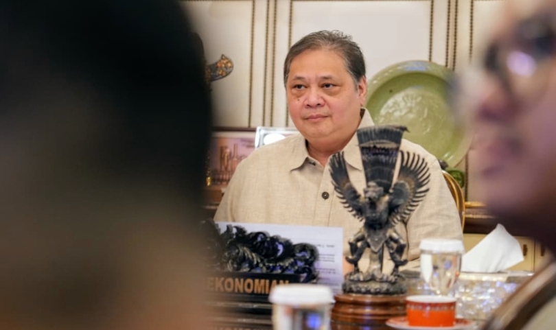 Menko Perekonomian Airlangga Hartarto. (SinPo.id/dok. Ekon)