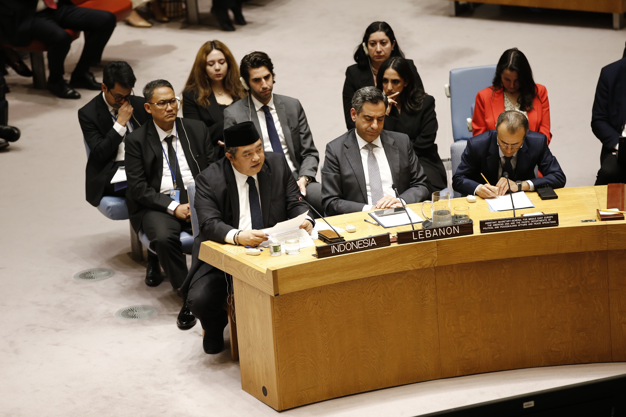 Rapat Darurat DK PBB (SinPo.id/Bakom RI)