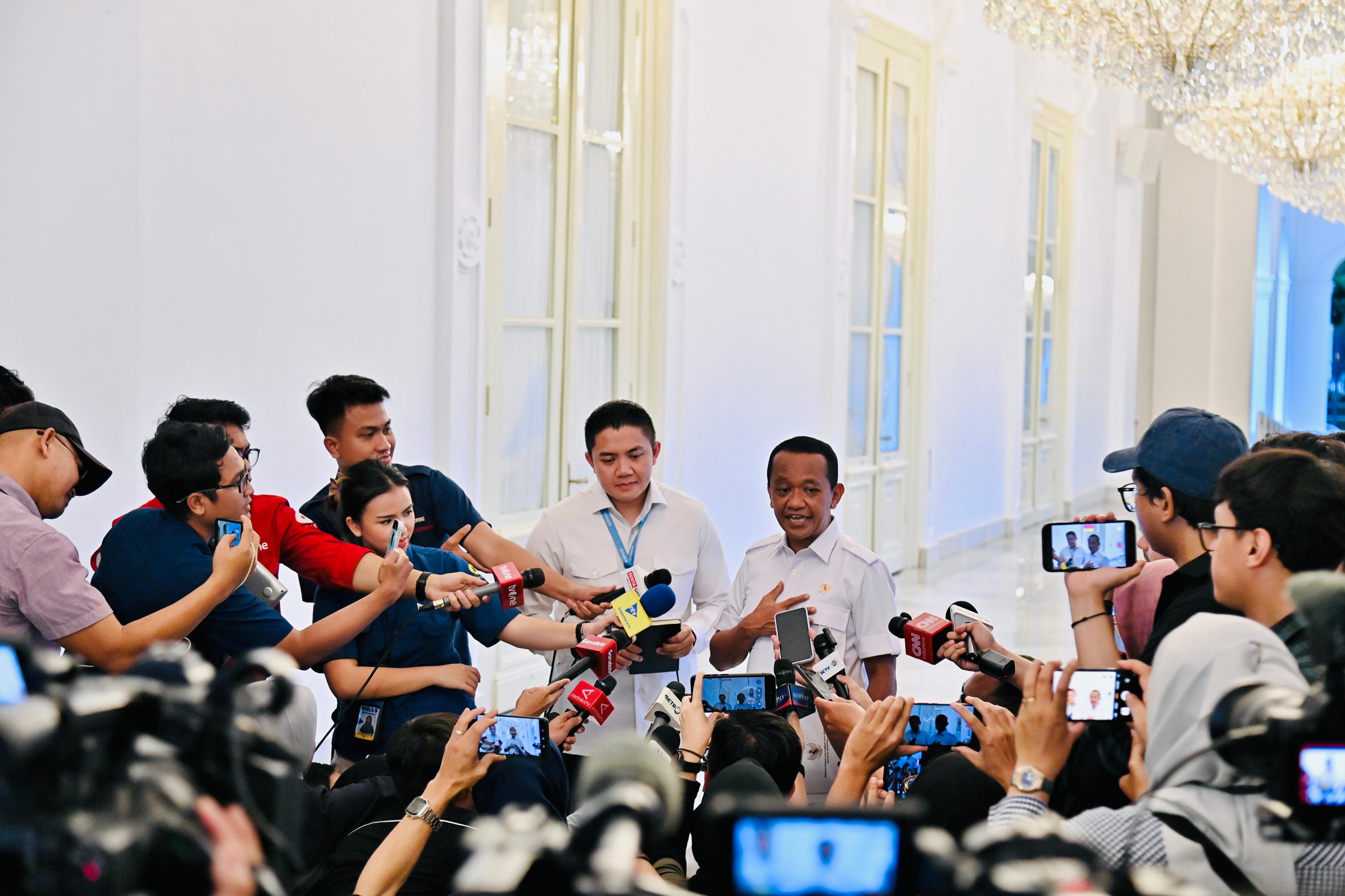 Menteri ESDM Bahlil Lahadalia (SinPo.id/Biro Setpres)