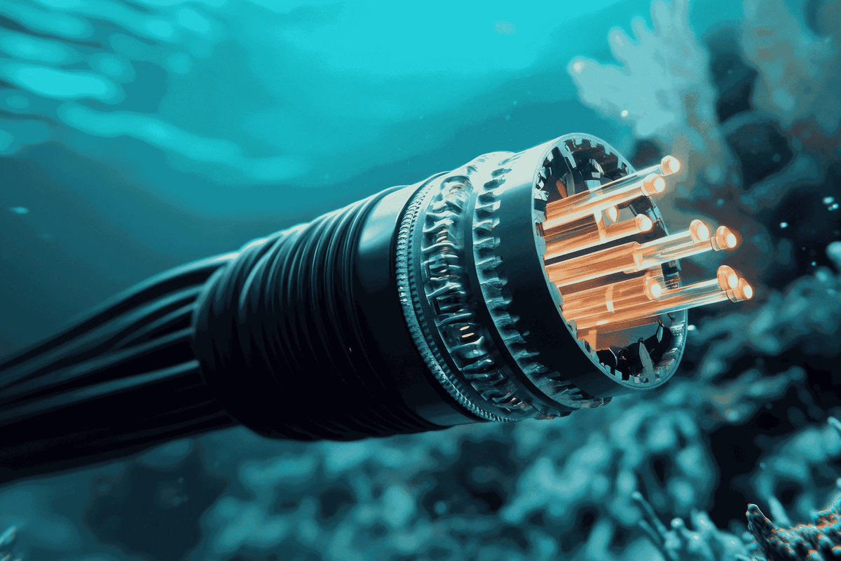 Ilustrasi kabel bawah laut. (SinPo.id/Telkom)