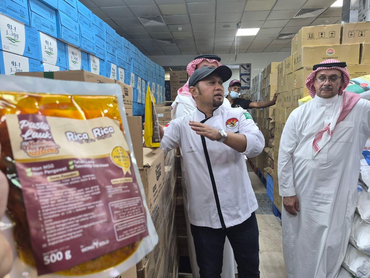 Bumbu khas Nusantara untuk konsumsi jemaah haji (SinPo.id/ Dok. PPIH)