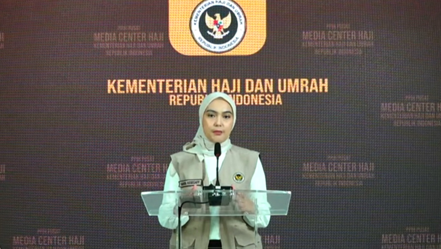 Juru Bicara Kemenhaj Maria Assegaff (SinPo.id/YouTube Kemenhaj)
