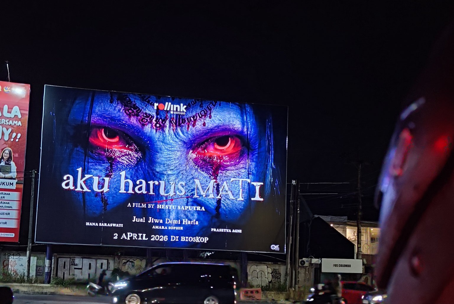 Baliho promosi film berjudul 