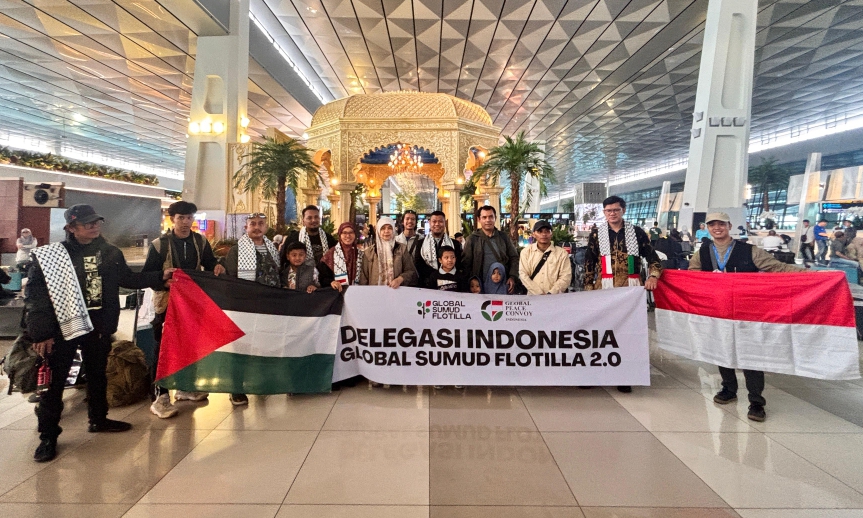 Delegasi Indonesia untuk Global Sumud Flotilla 2.0 (SinPo.id/ Dok. Smart 171)