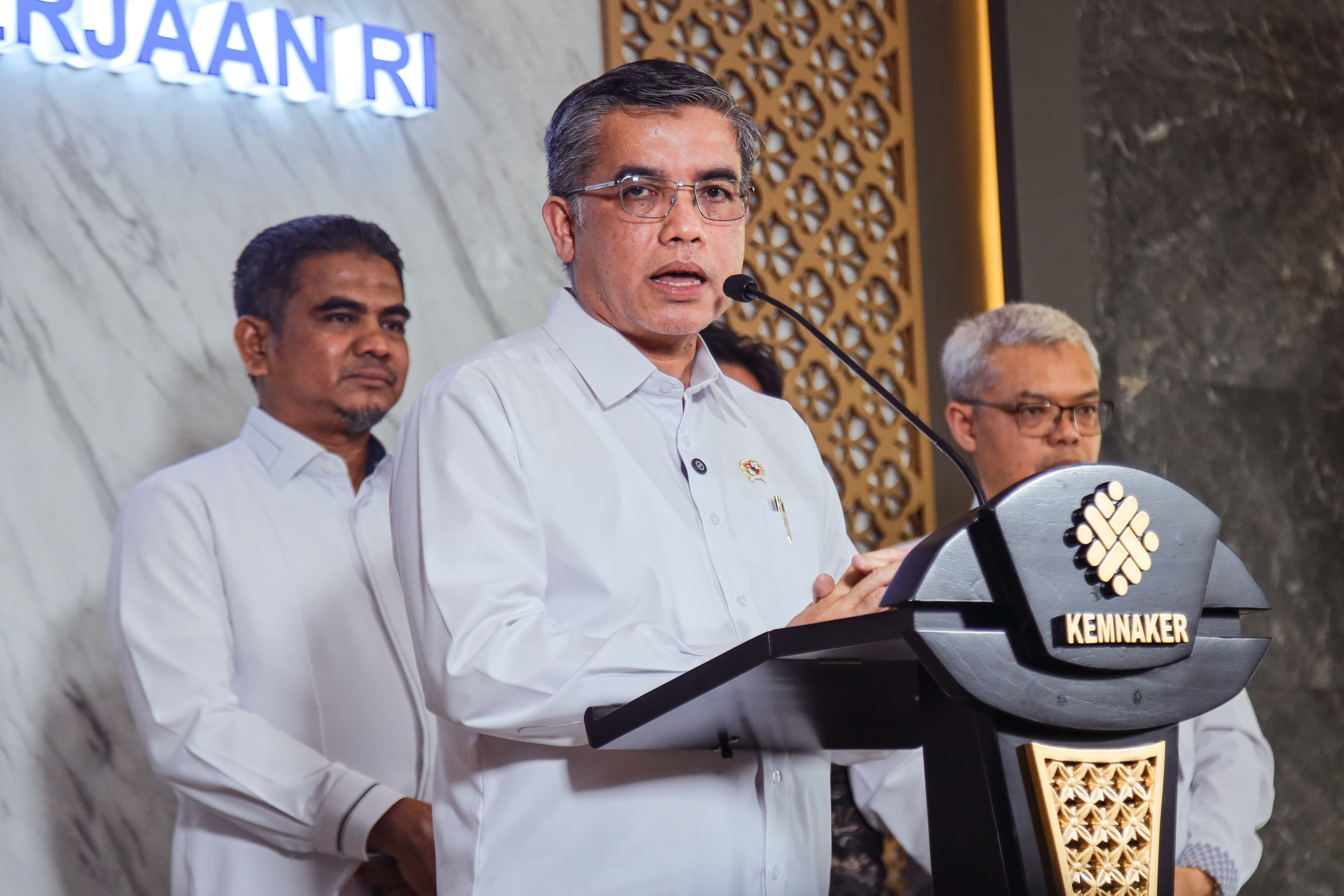 Menteri Ketenagakerjaan RI Yassierli. (SinPo.id/dok. Kemnaker)