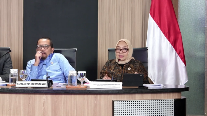 Menteri PPPA Arifah Choiri Fauzi (SinPo.id/Bakom RI)