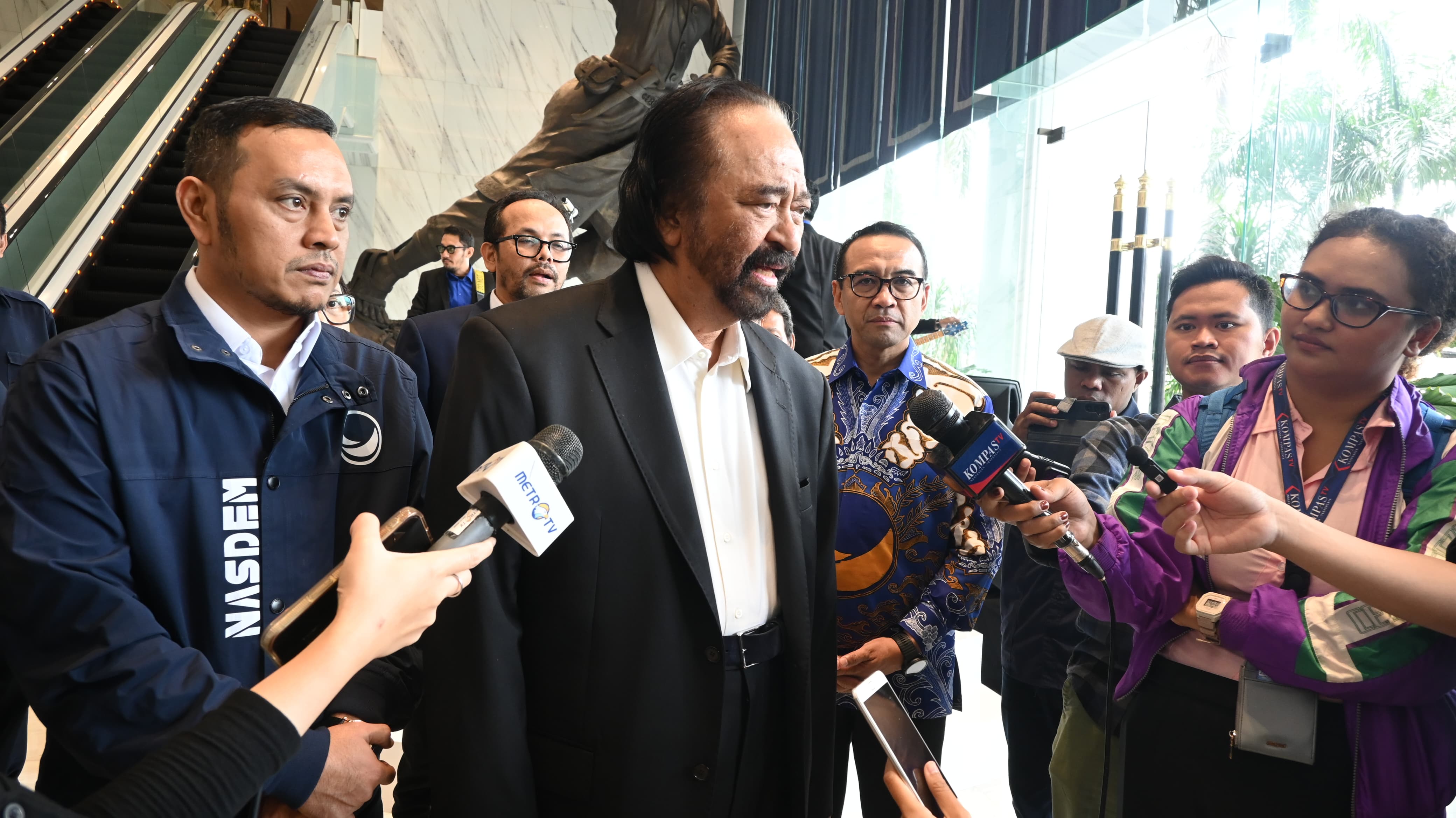 Ketua Umum Partai NasDem Surya Paloh (SinPo.id/Tio Pirnando)