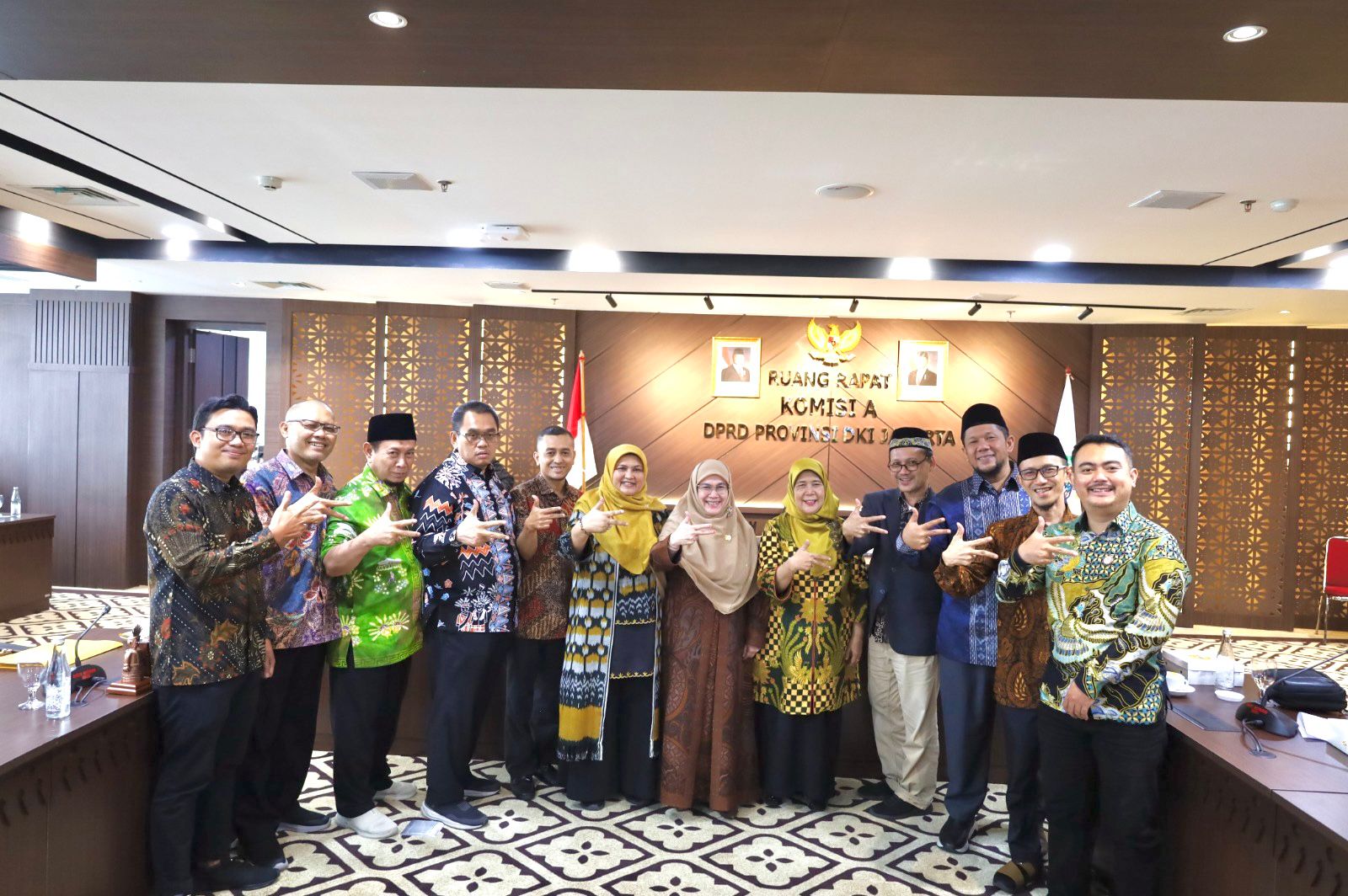 Rapat internal Komisi A DPRD DKI Jakarta bersama KPID (SinPo.id/ Dok. KPID)