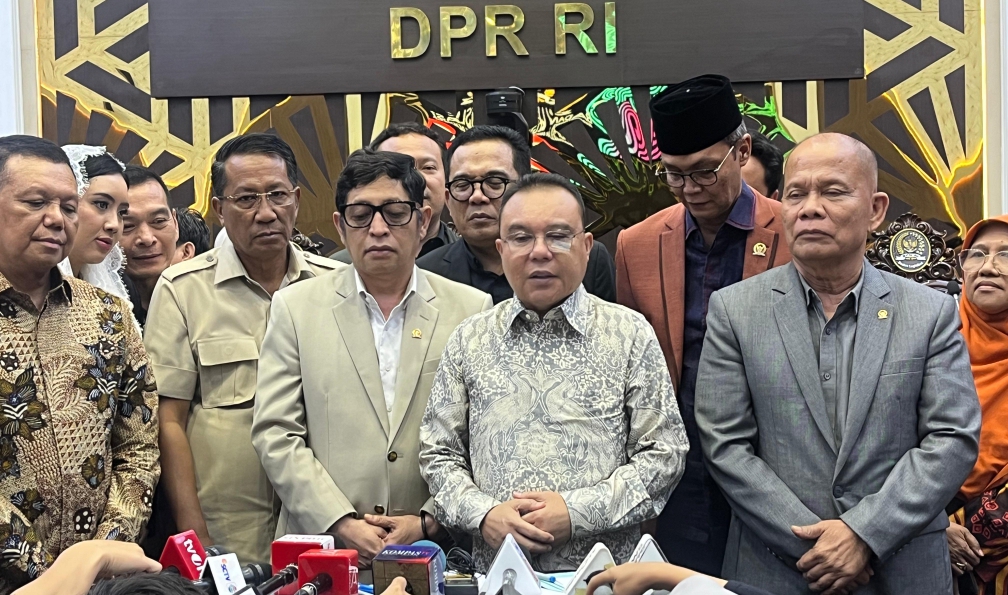Wakil Ketua DPR RI Dasco (SinPo.id/ Galuh Ratnatika)