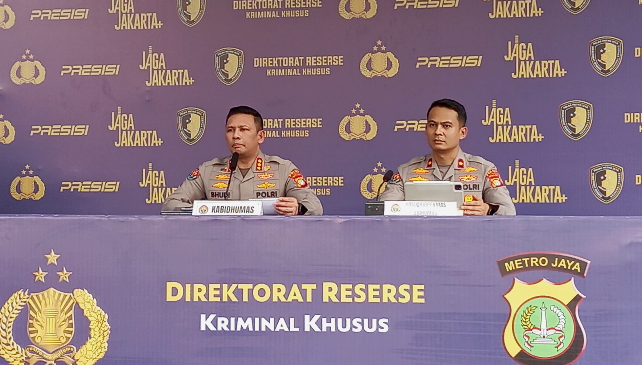 Kabid Humas Polda Metro Jaya Kombes Pol Budi Hermanto (SinPo.id/Firdausi)