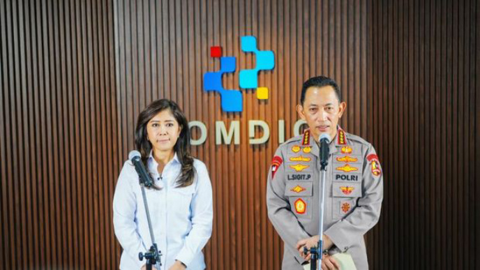 Polri teken MoU bersama Komdigi (SinPo.id/Dok.Polri)