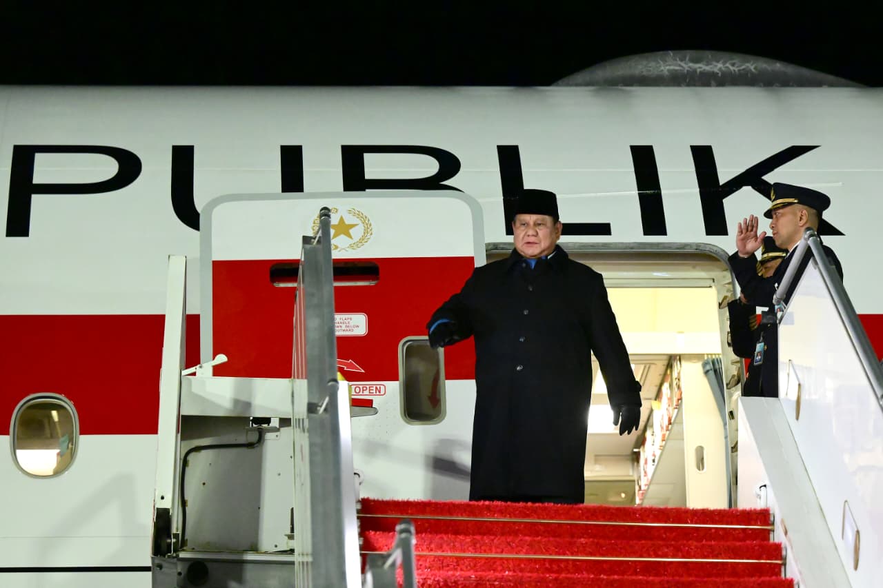 Presiden Prabowo Tiba di Paris Usai Pertemuan Intensif dengan Presiden Putin di Kremlin (SinPo.id/Biro Setpres)