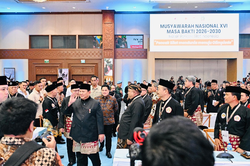 Presiden Prabowo Pamit dari Ketua Unum IPSI (SinPo.id/Biro Setpres)