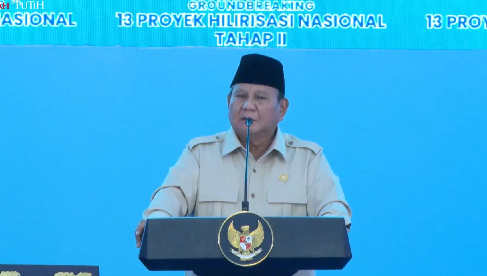 Presiden Prabowo Subianto (SinPo.id/YouTube Setpres)
