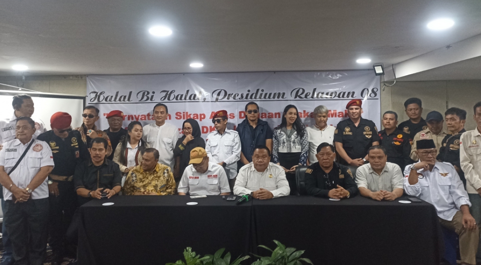 Konferensi pers Presidium Kebanggaan 08 (SinPo.id/ Sigit Nuryadin)