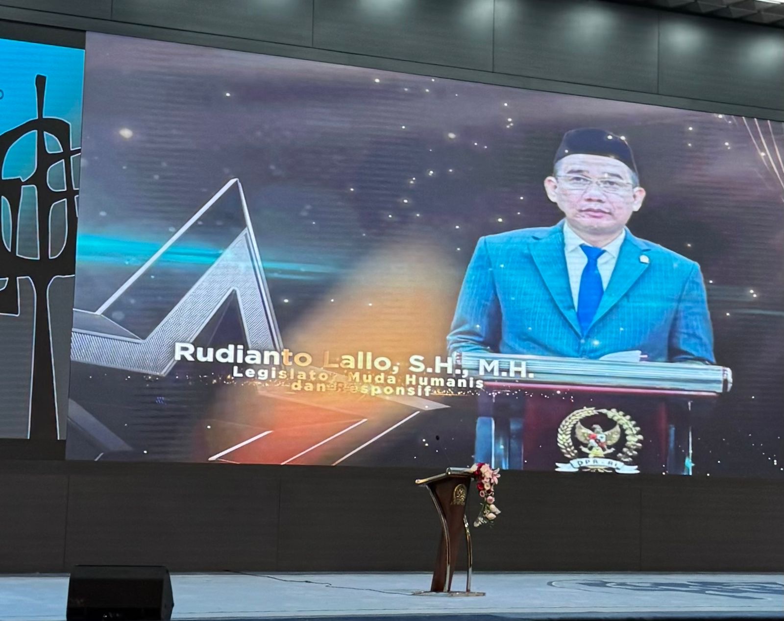 Anggota DPR RI dari Fraksi Partai NasDem, Rudianto Lallo (SinPo.id/Juven)