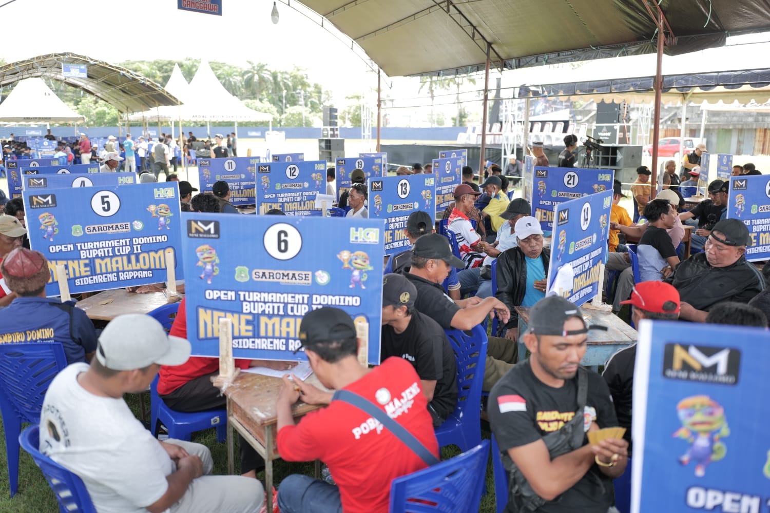 Turnamen Domino Nene Mallomo Bupati Cup II 2026 (SinPo.id/ Dok. Pribadi)