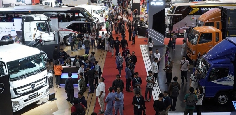 Ilustrasi pameran kendaraan niaga. (SinPo.id/dok. Gaikindo)