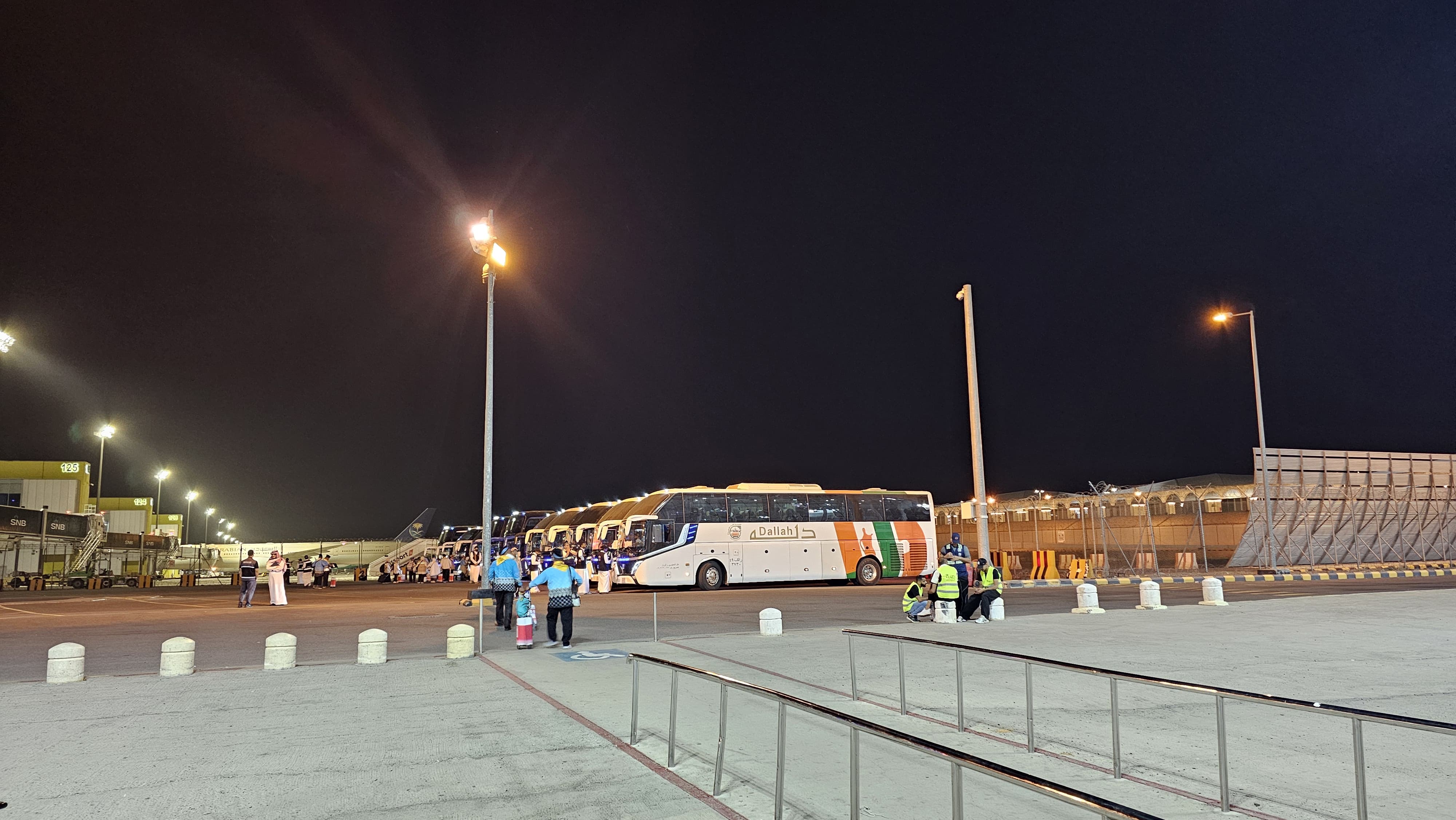 Suasana Lokasi Kedatangan Jemaah Haji di Arab Saudi (Foto: SinPo.id/Kemenhaj)