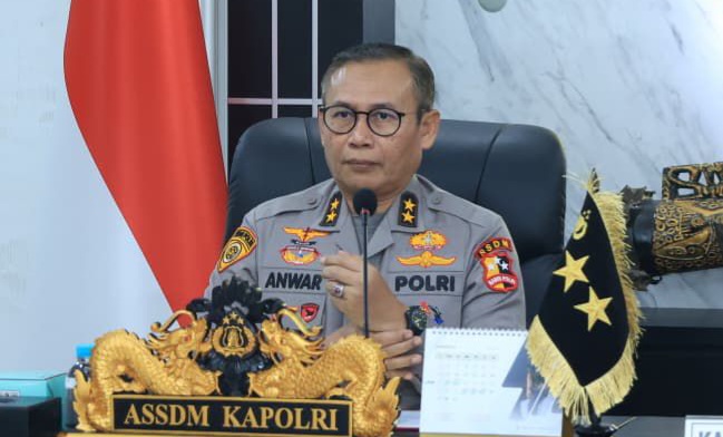 Asisten Kapolri Bidang SDM Irjen Pol. Anwar (SinPo.id/Dok.Polri)