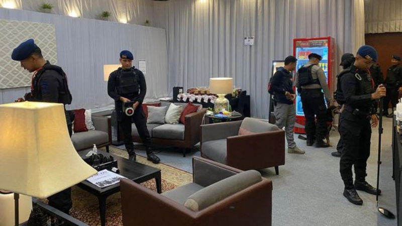 Sterilisasi di Indonesia Arena, Senayan Jakpus (SinPo.id/Dok.PMJ)