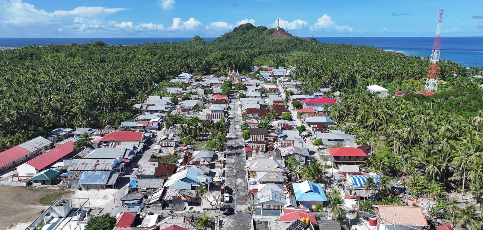 Kampung nelayan di Pulau Miangas (SinPo.id/ Setpres)