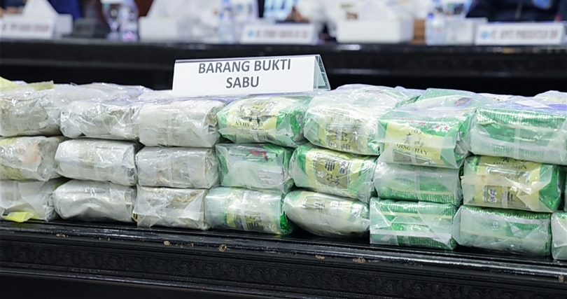 Ilustrasi barang bukti narkoba dan farmasi ilegal yang disita petugas. (SinPo.id/ Dok. BPOM)
