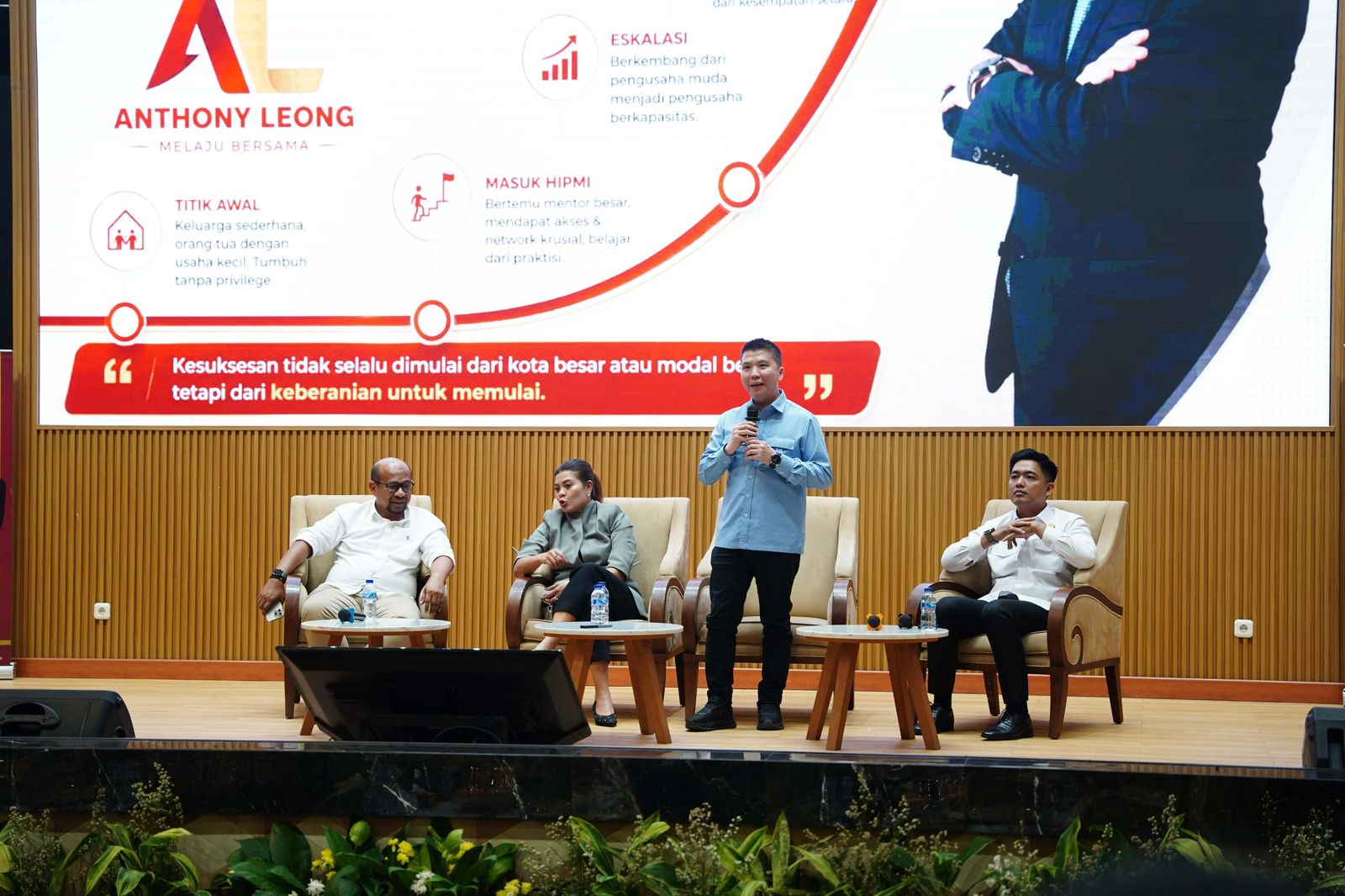Calon Ketua Umum BPP HIPMI 2026–2029, Anthony Leong. (SinPo.id/dok. HIPMI)