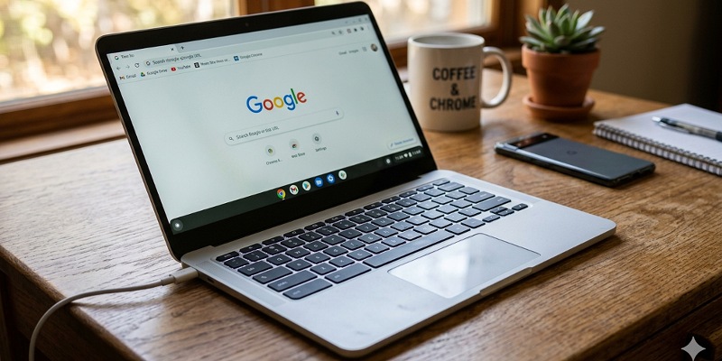 Ilustrasi Chromebook (Sinpo.id/Gemini)