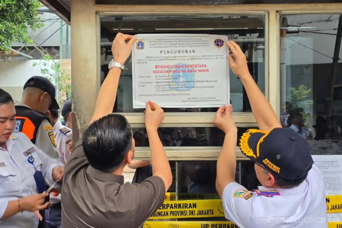 Dishub DKI Ambil Alih Sementara Pengelolaan Parkir Blok M Square (SinPo.id/dok. Beritajakarta)