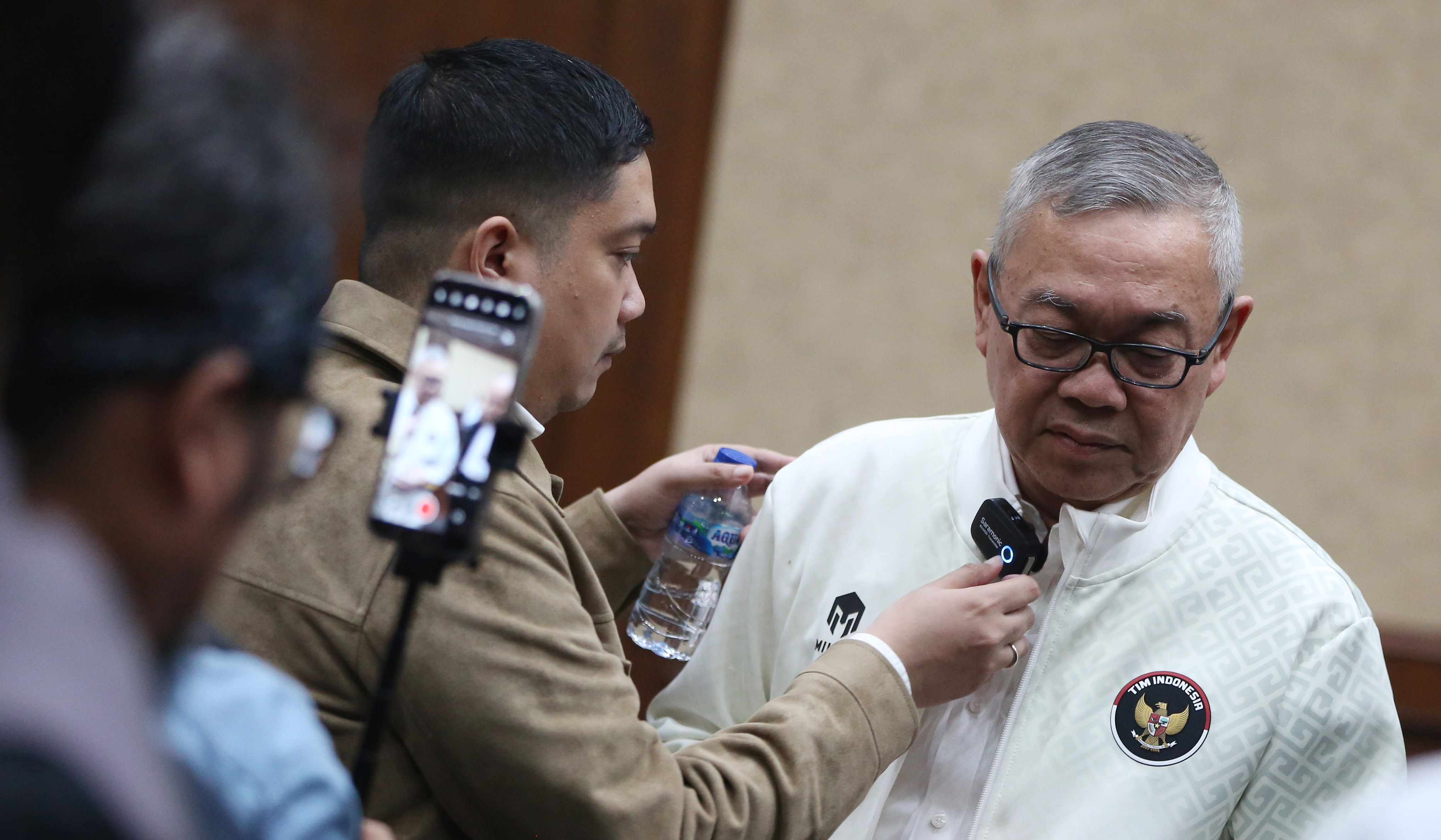 Sidang vonis korupsi LNG. (Agus Priatna/SinPo.id)