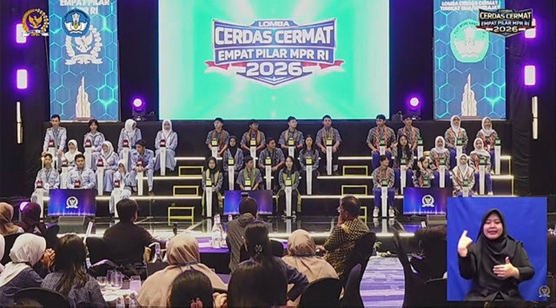 Ilustrasi lomba cerdas cermat empat pilar MPR RI. (SinPo.id/tangkap layar)