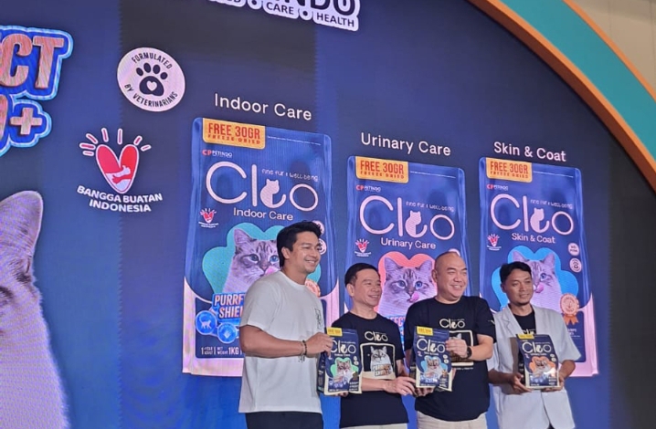 Peluncuran Cleo Functional di Pet Fest 2026 (SinPo.id/ Dok. CPPETINDO)