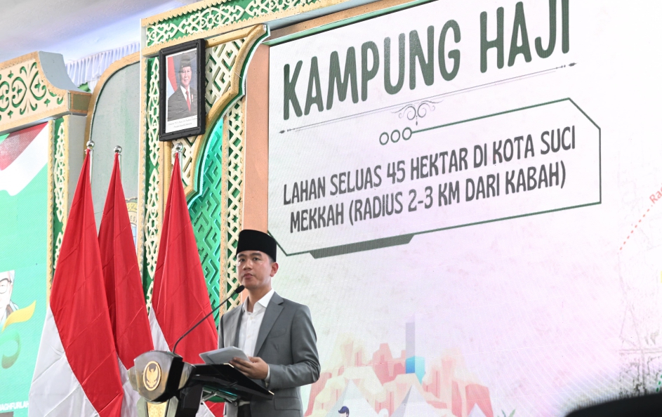 Wapres Gibran memperkenalkan program Kampung Haji (SinPo.id/ Setwapres)