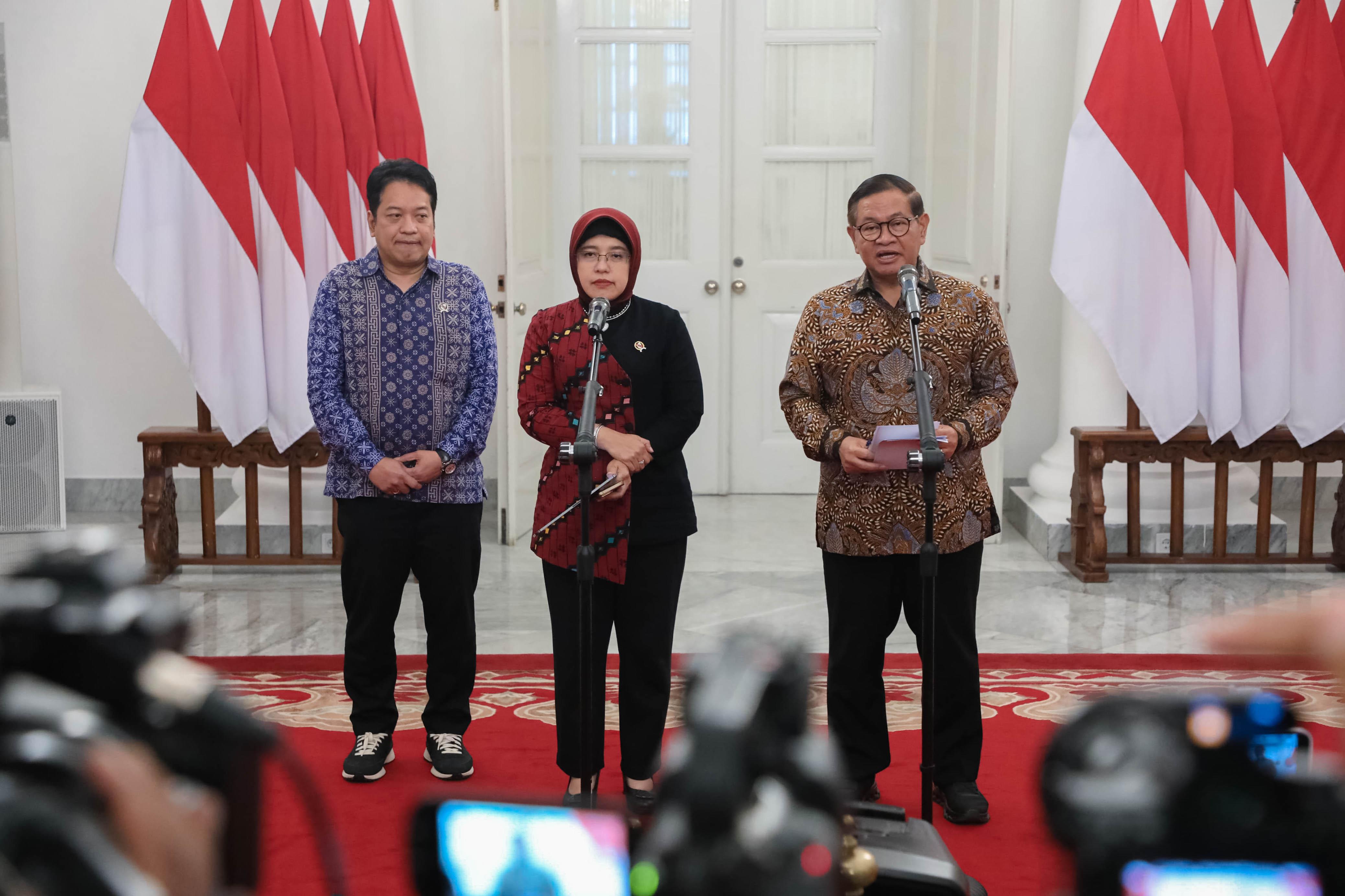 Gubernur DKI Jakarta Pramono Anung bersama Kepala BPS, Amalia Adininggar Widyasanti (SinPo.id/Pemprov DKI Jakarta)