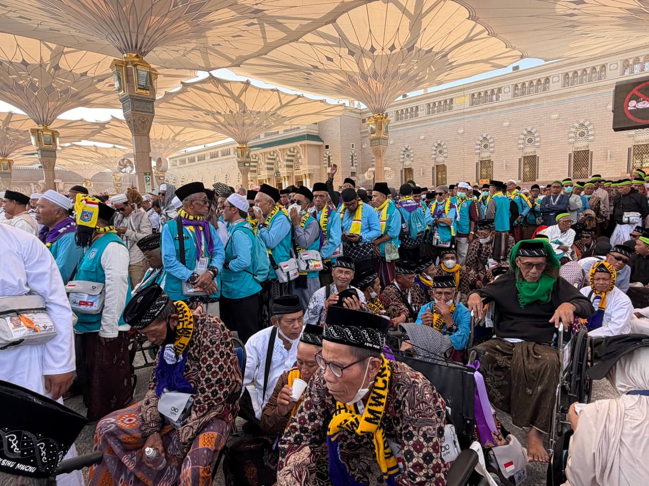 Jemaah haji Indonesia (SinPo.id/Kemenhaj)
