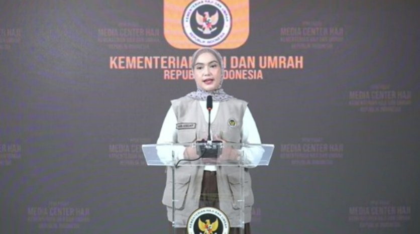 Juru Bicara Kemenhaj, Maria Assegaf (SinPo.id/MCH Kemenhaj)