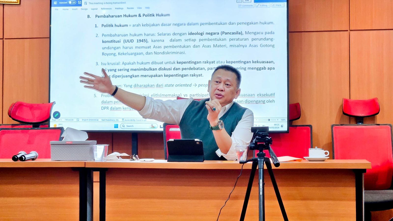 Anggota DPR RI Bambang Soesatyo (Bamsoet). (SinPo.id/Dok. Pribadi)