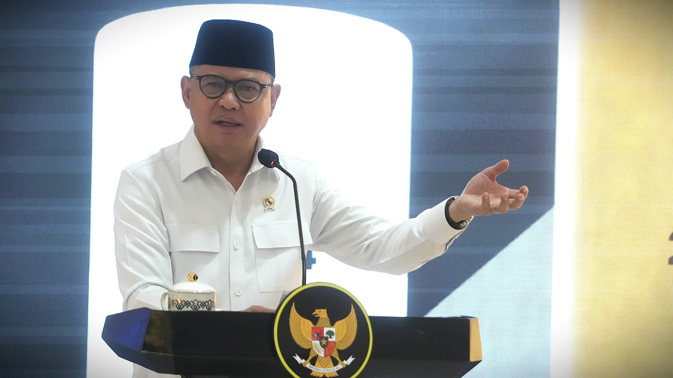 Menteri P2MI Mukhtarudin. (SinPo.id/dok. KP2MI)
