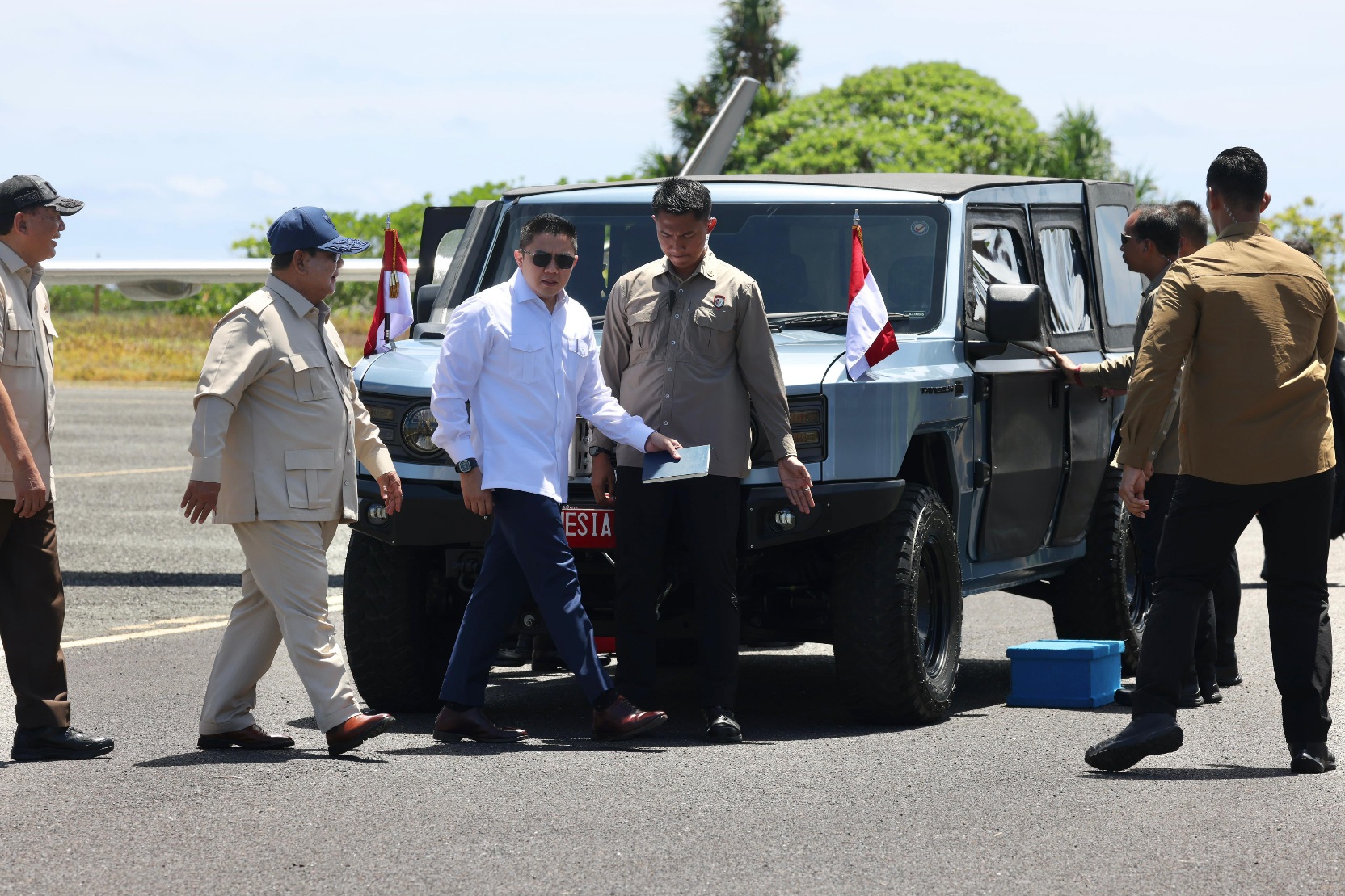 Presiden Prabowo kunjungi Kecamatan Khusus Miangas, Kepulauan Talaud, Sulawesi Utara (SinPo id/Biro Setpres)